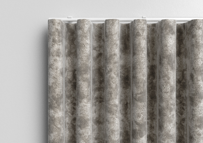 Cyrus Crushed Velvet, Bright Silver - Made to Measure Curtains - Image 13